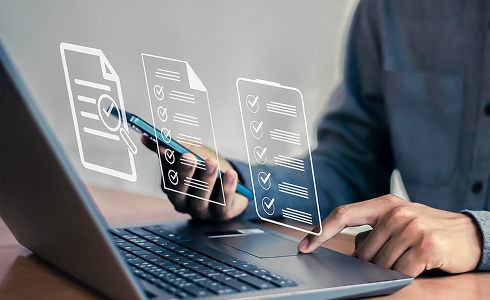 Technical interview panel evaluating a candidate