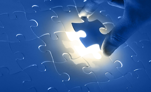 Puzzle piece illustration representing problem-solving